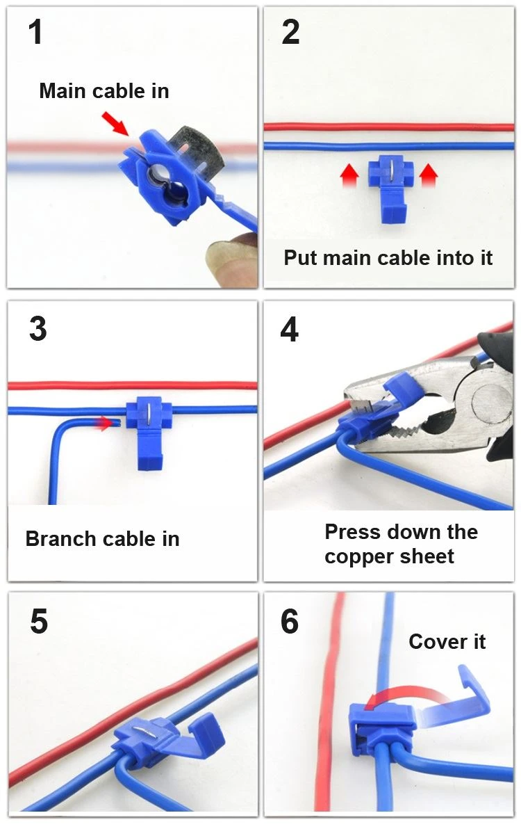 How do you use a splice connector?