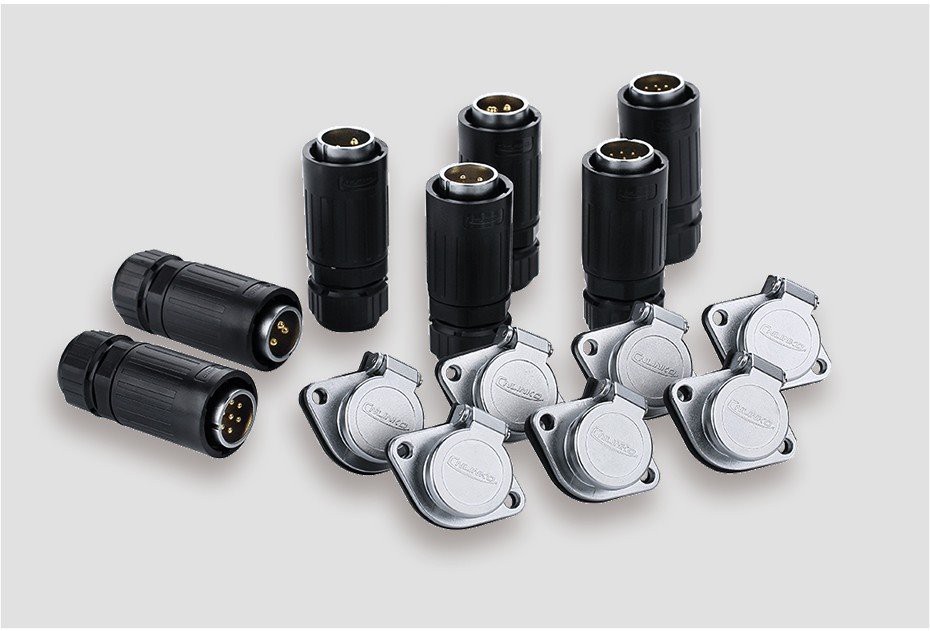 Waterproof 4 Pin Electrical Connector