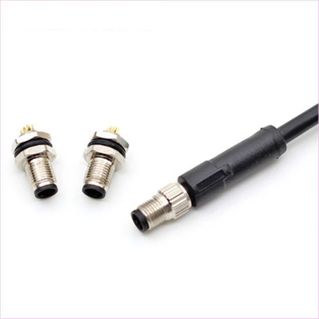 Connector IP67 M5 Muntatge en panell de 4 pins