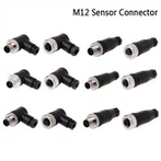 M12 5 Connector de colzes rectes de codi Pin A