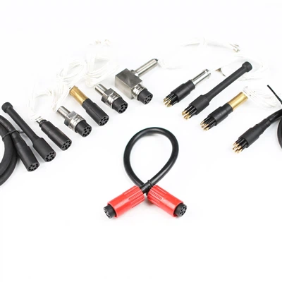 What are the common accessories for connectors?
